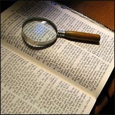 Bible through Magnifying Glass